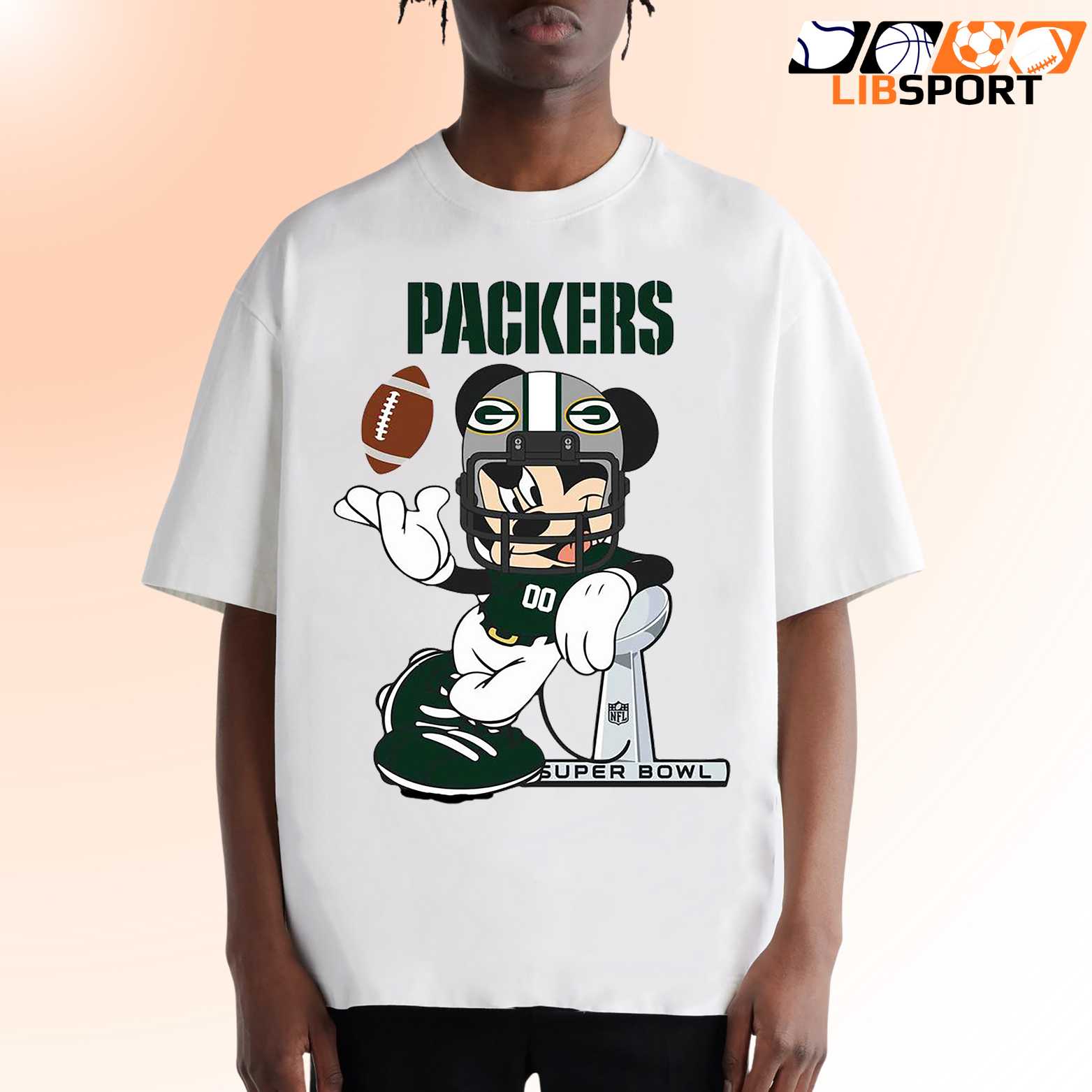 Mickey Mouse Green Bay Packers Tee, Nfl Cute Shirt, Unisex Game Day T-Shirt